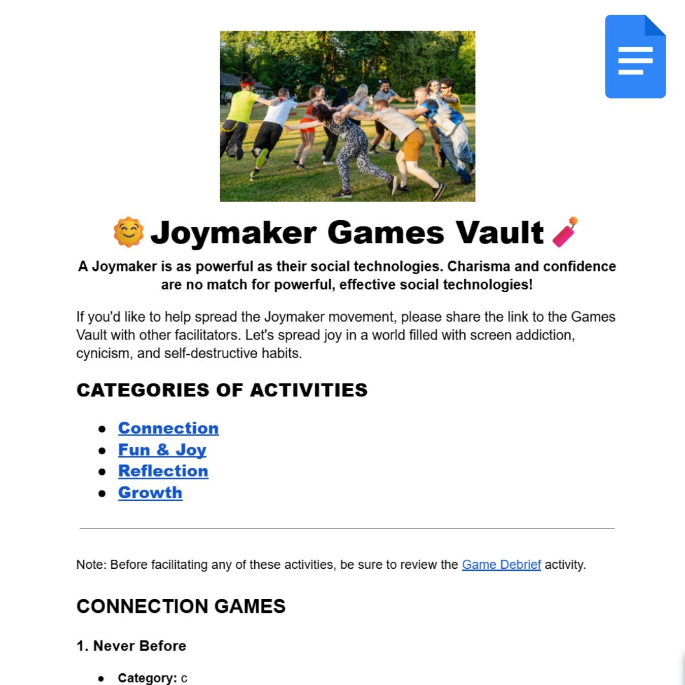 Joymaker Games Vault - Joymaker Prof